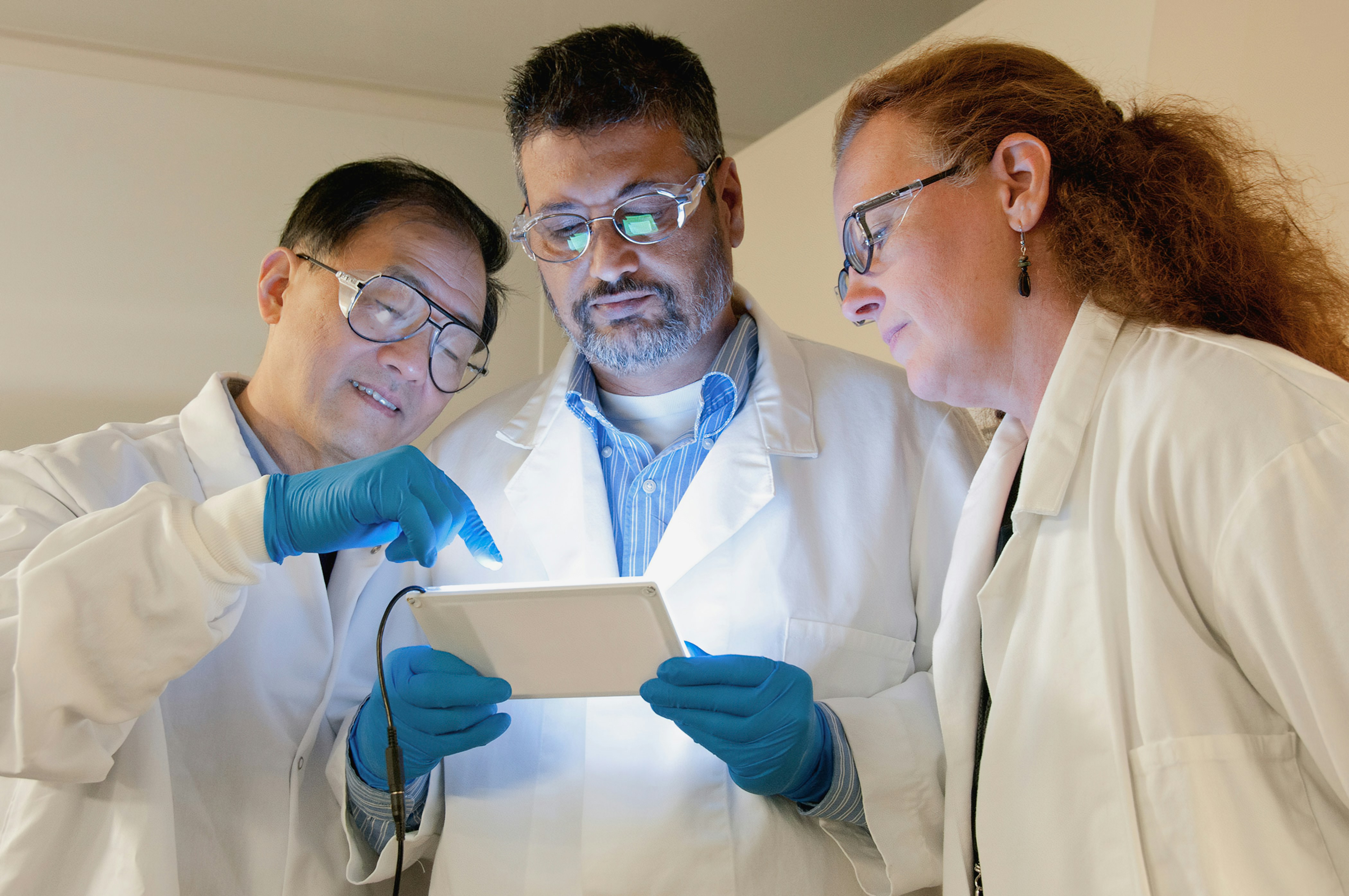 Scientists at work